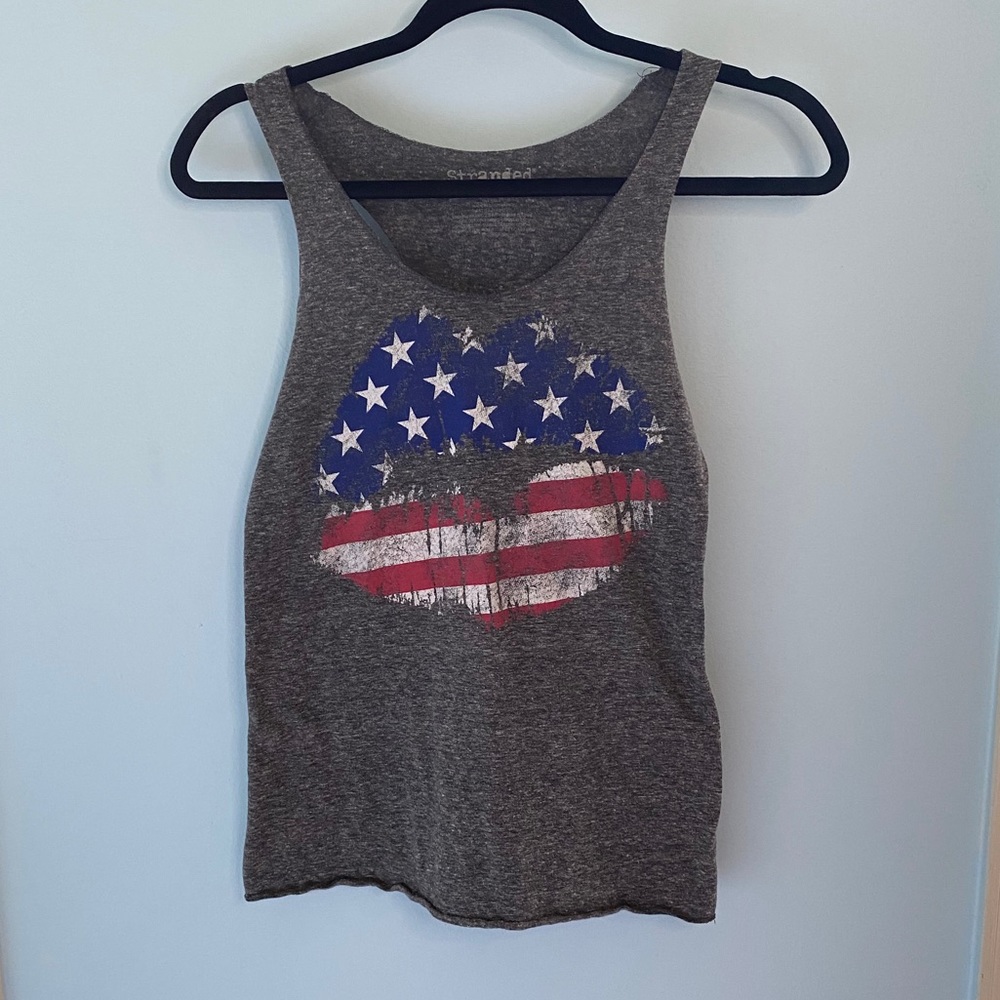 Stranded american tank top